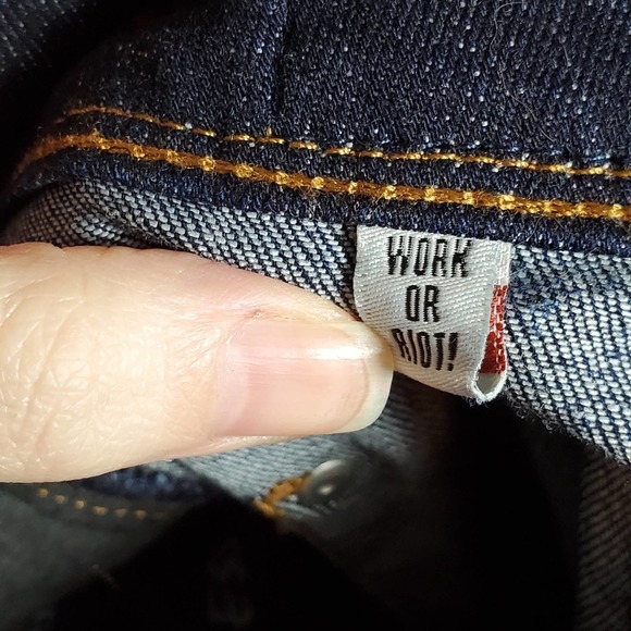 Sinclair MFGRP Ellis Venus Blue Denim Jeans Class W1 Size 25 ~ Made in USA - Picture 16 of 16